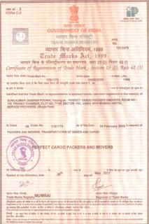 Trademark Certificate